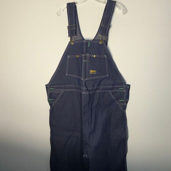 Vintage NOS OshKosh B’gosh Men’s Denim Bib Overalls – Size 42x34 – Made in USA – - Picture 1 of 16